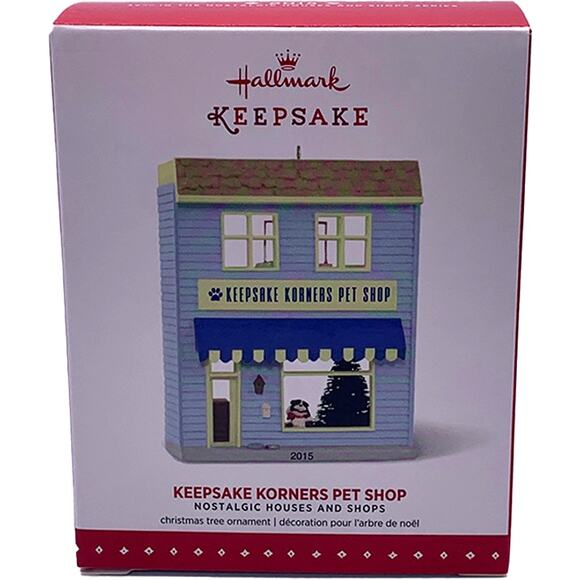 Hallmark Keepsake Korners 2015 Pet Shop Collectible Christmas Ornament in Box - Picture 1 of 6